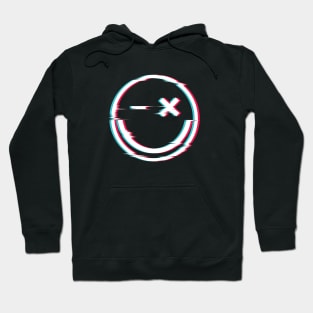 Glitch Smiley Face Hoodie